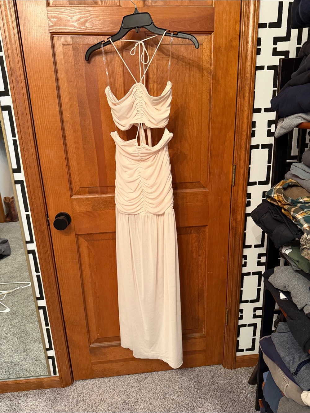 Clover Cut Out Maxi Dress - Lemon
